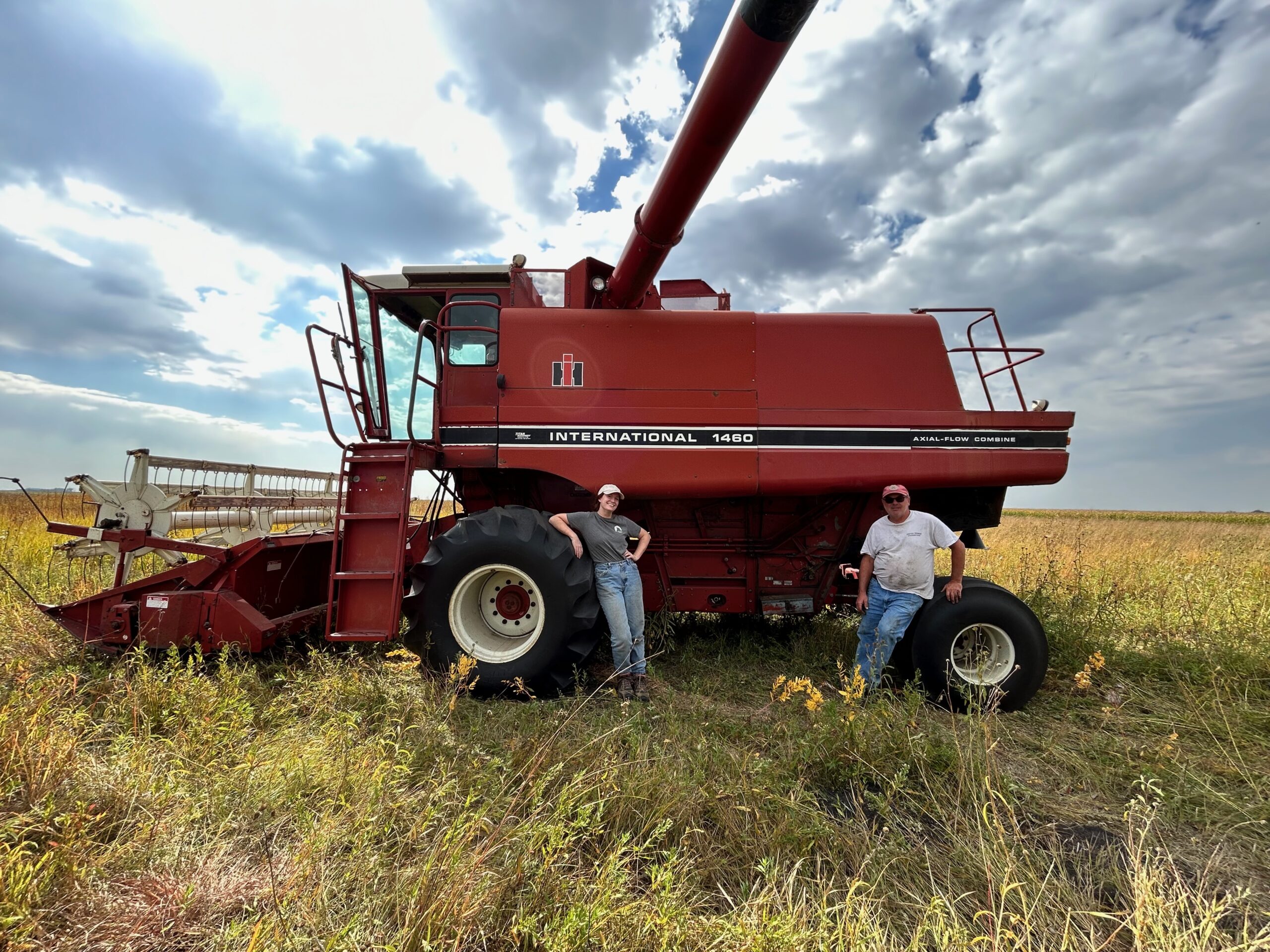 Combine harvesting 2023